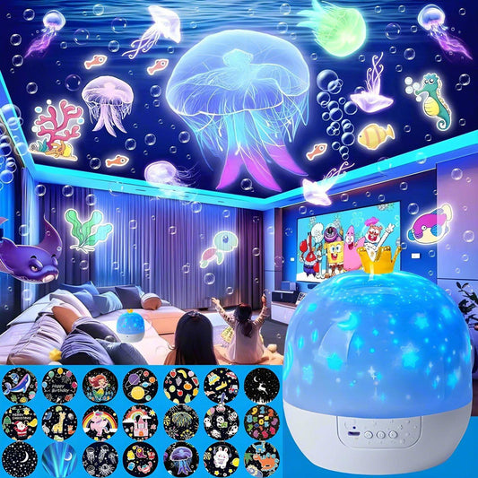 2-in-1 Star Projector Night-Light [ 50% OFF ]